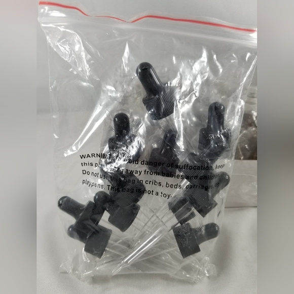 Vivaplex 2 Ounce Clear Dropper Bottle Set of 12 - Picture 10 of 11
